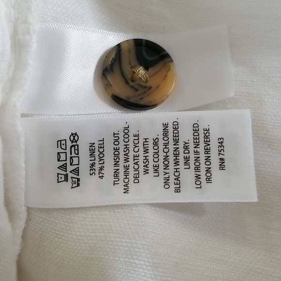 Nicole Miller Linen Blend Jacket - Picture 12 of 12